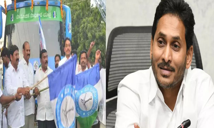 Telugu Ap, Jana Sena, Ap Jagan, Ycp Bus Yatra, Ysjagan-Politics