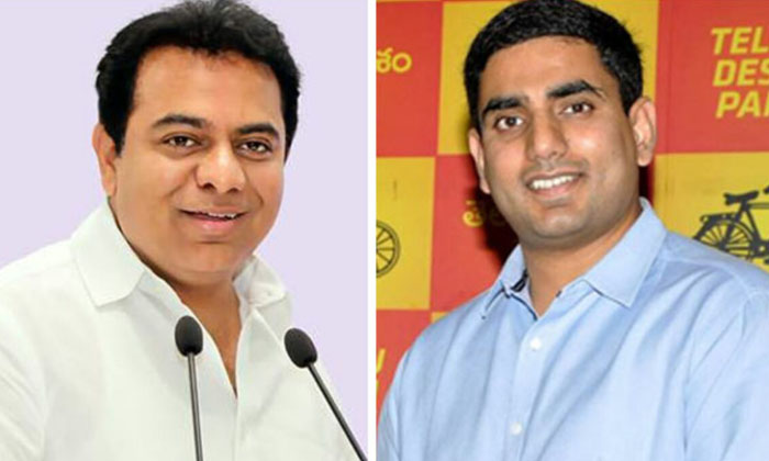  Ktr Keeps Talking To Lokesh Regularly Ktr, Lokesh, Chandrababu, Chandrababu Arre-TeluguStop.com