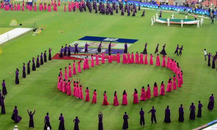  Preparations For Celebration At Narendra Modi Stadium India-australia World Cup-TeluguStop.com