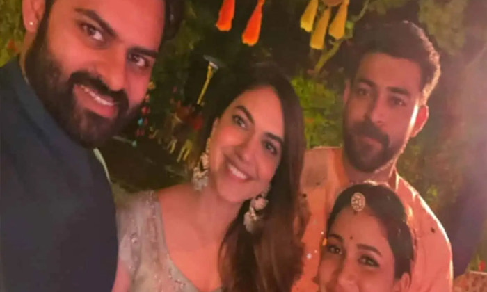  Ritu Varma At Varun Lavanyas Wedding Party Vaishnav Tej Gave Clarity On Why-TeluguStop.com