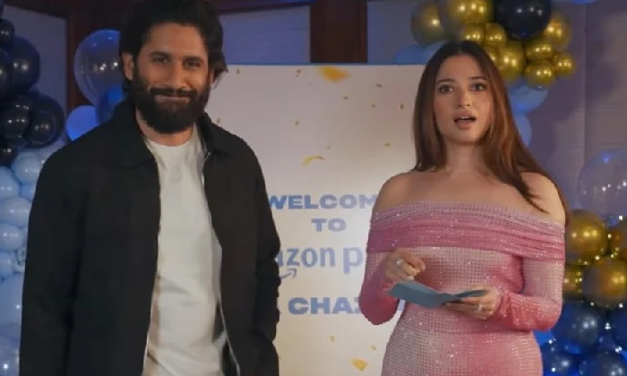  Tamannah Prank Video On Nagachaitanya On Dutha Pramotions , Nagachaitanya,tamann-TeluguStop.com