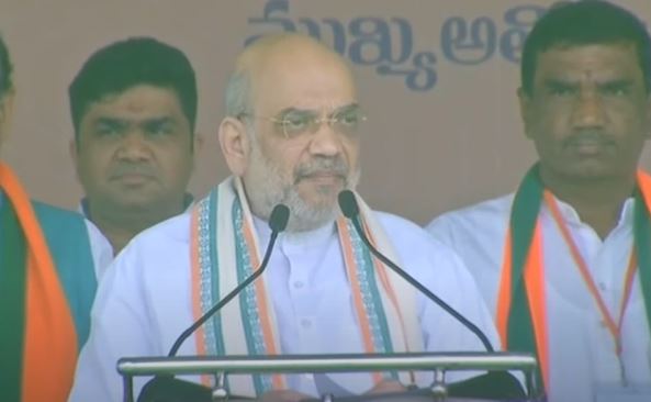  Telangana Has Been Destroyed By Brs..: Amit Shah-TeluguStop.com