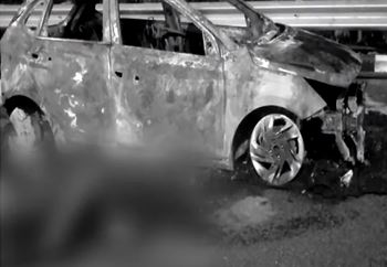 Fire Accident In Car On Adibhatla Orr.. Man Burnt Alive Fire Accident In Car On Adibhatla Orr.. Man Burnt Alive-TeluguStop.com