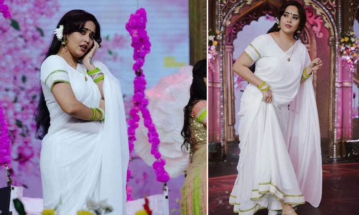 Telugu Anasuya, Getup, Pushpa, Sridevi, Tollywood-Movie