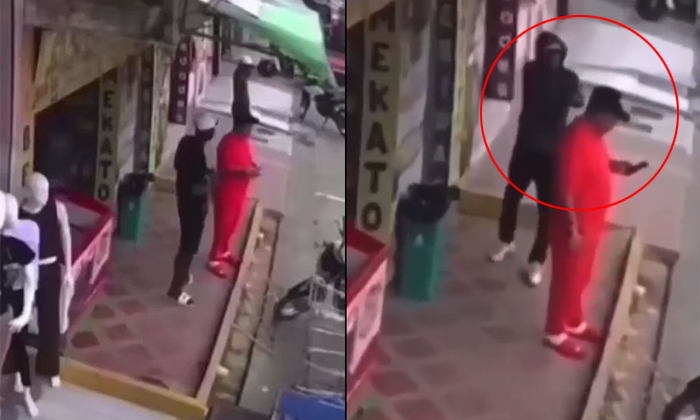  Gun Jammed While Shooting A Man Shocking Video Viral Details, Viral Video, Lates-TeluguStop.com