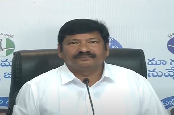  Lokesh Has No Right To Talk About Jagan..: Minister Jogi Ramesh-TeluguStop.com