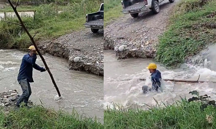 Man Doing Tarzan Stunts Failed Video Viral Details, Viral Video, Latest News, Tr Man Doing Tarzan Stunts Failed Video Viral Details, Viral Video, Latest News, Tr-TeluguStop.com