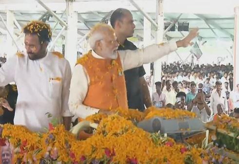  Prime Minister Modi Reached Hyderabad..!-TeluguStop.com