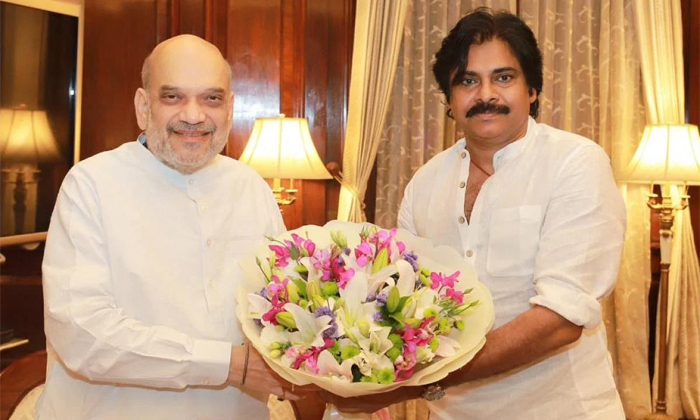 Telugu Amit Shah, Janasena, Janasenabjp, Pawan Kalyan, Pm Modi, Telangana-Telugu