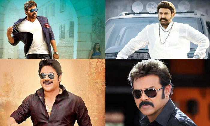  Tollywood Young Heroes Competition With Senior Heroes Chiranjeevi Balakrishna De-TeluguStop.com
