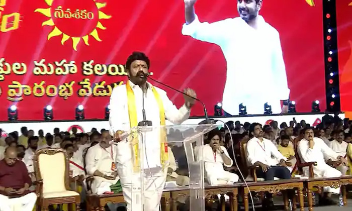  Balakrishna Made Sensational Comments In Navasakam Public Meeting Details, Balak-TeluguStop.com