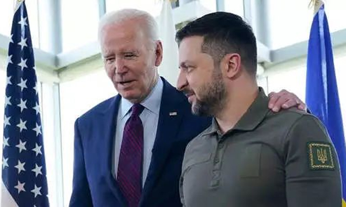 Telugu Biden Zelenskyy, Emergency Aid, Nri, Russian, Ukraine, Military Aid, Whit