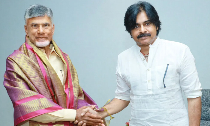  Chandrababu Went To Pawan Kalyan House Details, Tdp, Janasena, Pawan Kalyan, Cha-TeluguStop.com