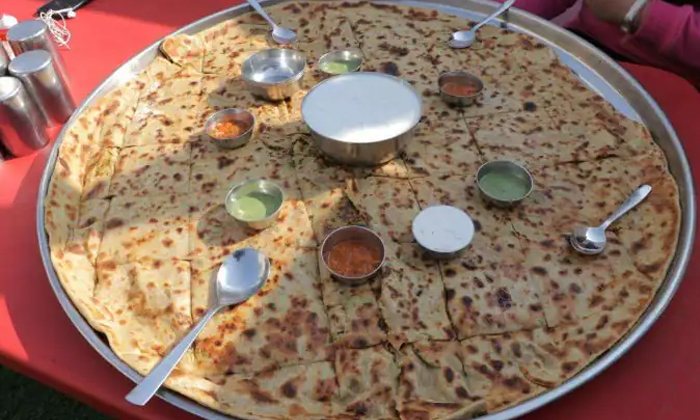  Jaipur Paratha Junction Rs 1 Lakh Reward For Winners Of Its 32-inch Paratha Chal-TeluguStop.com