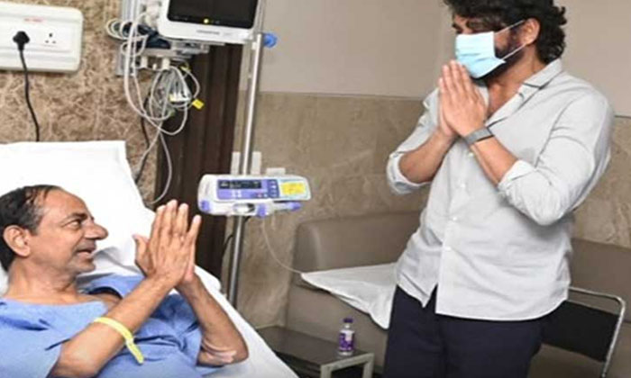  Nagarjuna Visited By Kcr In Yashoda Hospital Nagarjuna, Kcr , Brs, Hip Re-TeluguStop.com