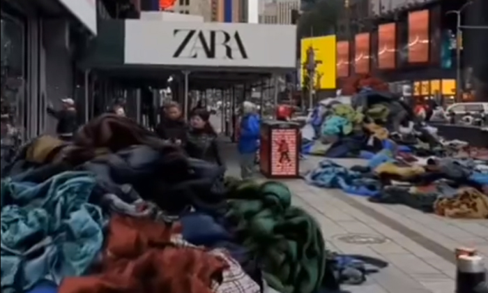  People Throwing Dresses In Front Of Famous Clothes Shop Because , Zara Boycott C-TeluguStop.com