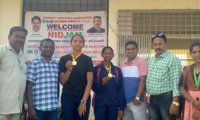  Students Of Kasturba Gandhi Bali Selected For National Sports Level , Rajanna Si-TeluguStop.com