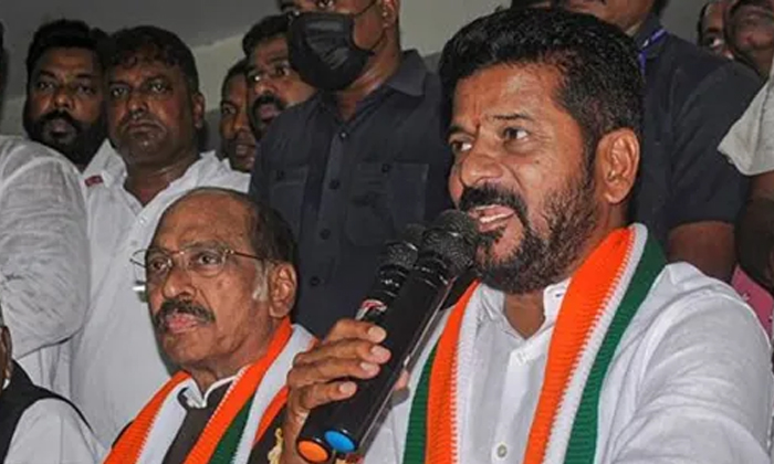  Revanth Reddy Thanked The Congress Leadership For Announcing Him As Chief Minist-TeluguStop.com