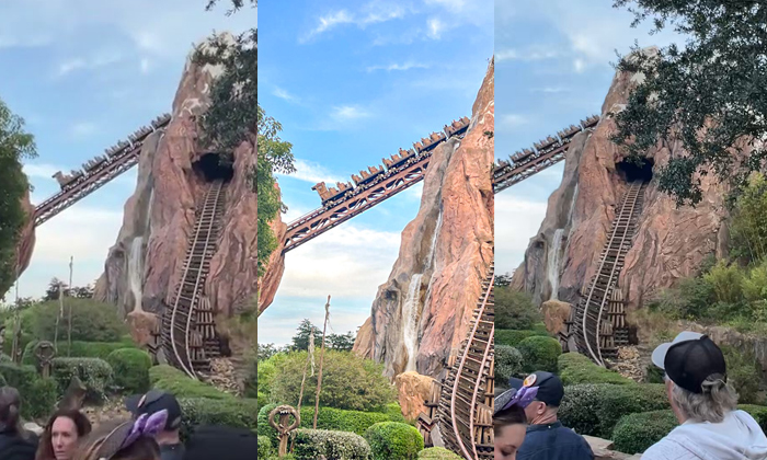  Riders Stuck For 30 Minutes On Expedition Everest Roller Coaster In Us Details,-TeluguStop.com