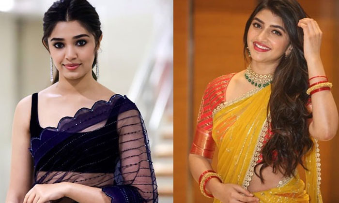  Latest News About Heroine Sreeleela And Kriti Shetty-TeluguStop.com