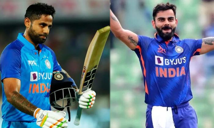  Suryakumar Yadav Set To Break Virat Kohli T20i Record Details, Suryakumar Yadav-TeluguStop.com