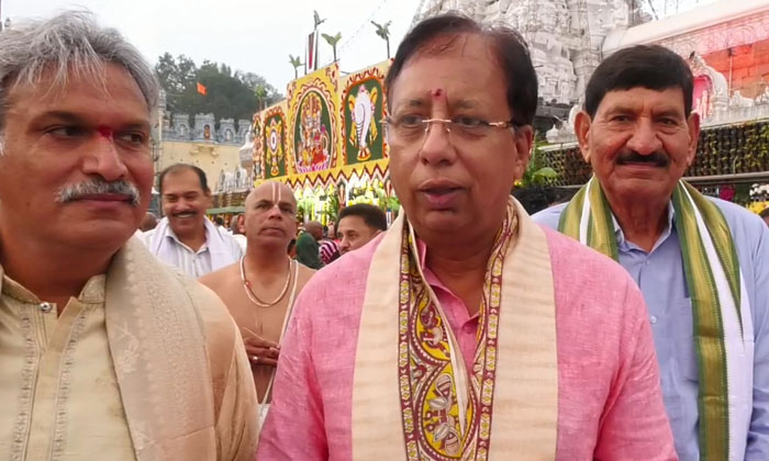  Parliament Estimates Committee Visited Tirumala , Sanjay Jaiswal , Parliamen-TeluguStop.com