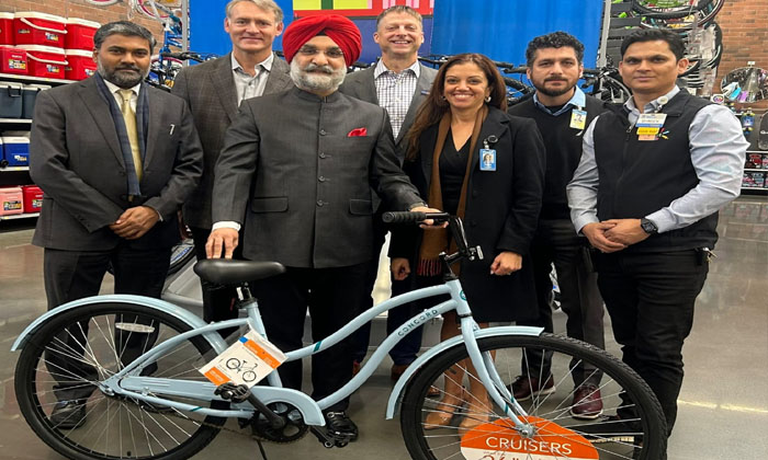  Walmart Ready To Manufacture 'made In India' Cycle.. Indian Ambassador Praised ,-TeluguStop.com