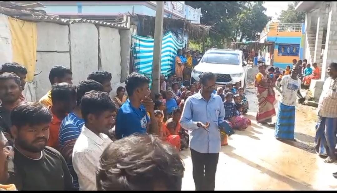  Tension In Punganur Of Chittoor District-TeluguStop.com
