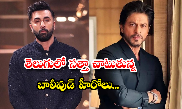  Bollywood Heros Showing Interest On Tollywood Ranbir Kapoor Shahrukh Khan Detail-TeluguStop.com