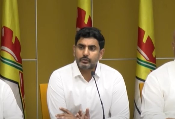  Jagan Is Emptying The Pockets Of The Poor By Pressing The Button..: Nara Lokesh-TeluguStop.com