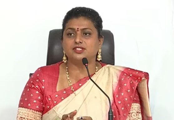  There Is No Problem With Sharmila's Arrival..: Minister Roja-TeluguStop.com