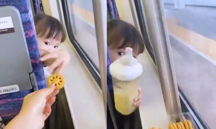  Toddler Exchanges Baby Juice In Return To Biscuits With Passenger Details, Viral-TeluguStop.com