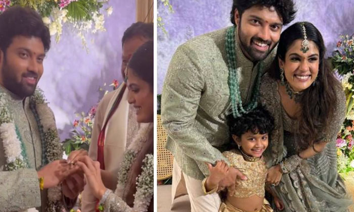  Tollywood Young Hero Ashish Reddy Engaged Advitha Reddy Photos Goes Viral , Ashi-TeluguStop.com