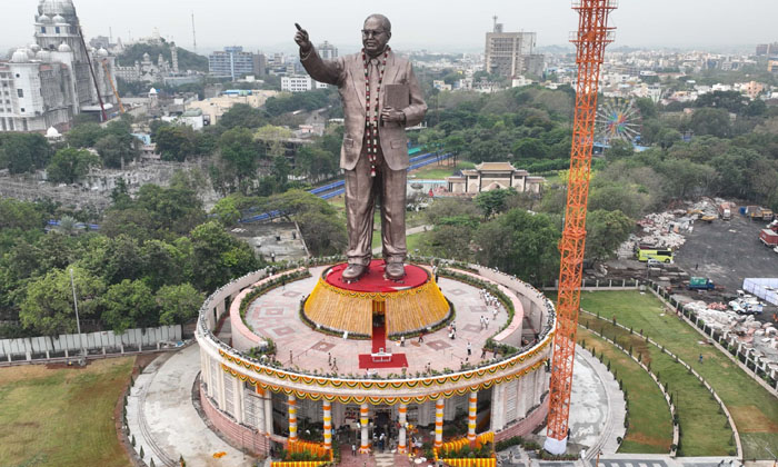  Dr Br Ambedkar Idol Unveiling Program In Vijayawada Dr Br Ambedkar, Ap Cm Jagan,-TeluguStop.com