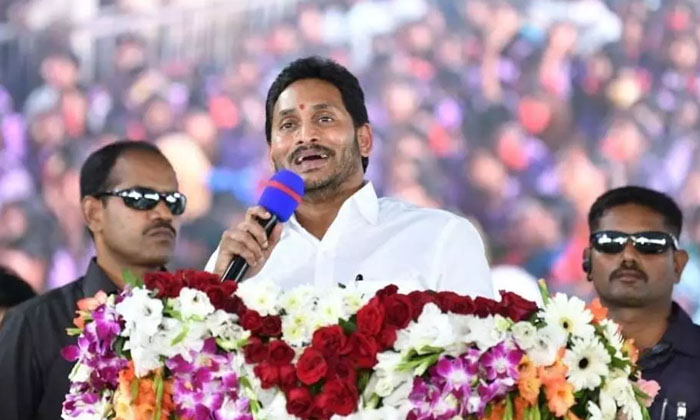  Ycp's Target Is To Win 175 Seats..: Cm Jagan, Cm Ys Jagan , Public Meeting, Bh-TeluguStop.com