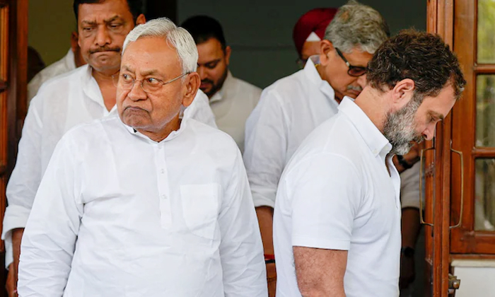  Nitish Kumar Is Trapped In Bjp Trap Rahul Gandhi Details, Bihar State, Bjp’s T-TeluguStop.com