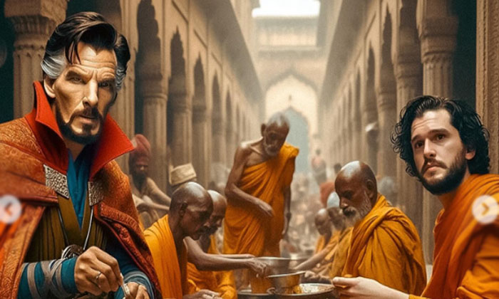  Ai Showed How It Would Be If Hollywood Characters Visit Ayodhya Ram Mandir,  Ram-TeluguStop.com
