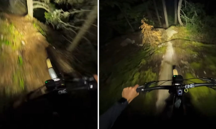  Bicycle Feet In Pitch Dark Forest Video Viral, Remy Metailler, Night Cycling,-TeluguStop.com