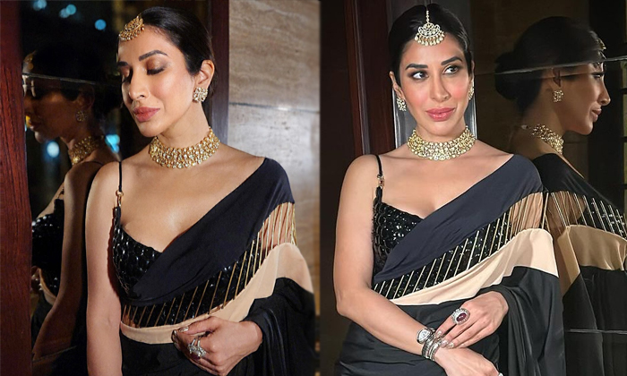  Sophie Choudary Who Is Blowing The Minds Of Guys With Her Saree Beauty Details,-TeluguStop.com