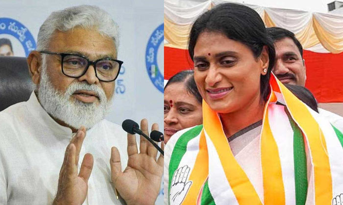  Ys Sharmila As Congress President Minister Ambati Rambabu Sensational Tweet Ys-TeluguStop.com