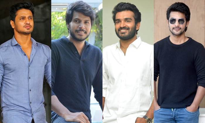  Young Heroes Who Are Going To Hit Big This Year Sandeep Kishan Nikhil Kiran Abba-TeluguStop.com