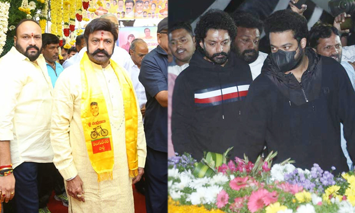  Balakrishna Suggests To Remove Jr Ntr Flexis At Ntr Ghat Details, Junior Ntr, Ja-TeluguStop.com