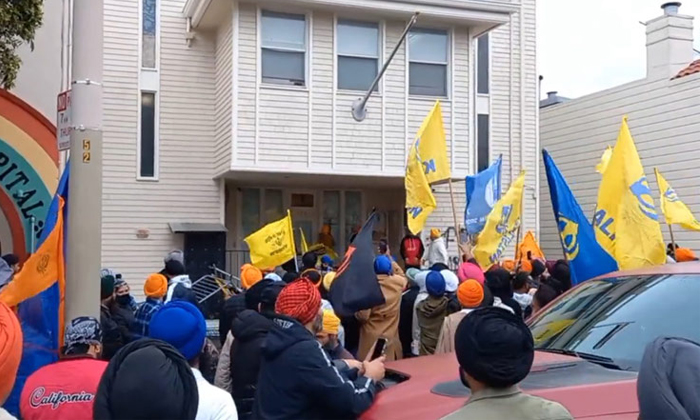 Telugu America, Amritpal Singh, Attack Indian, Canada, Indian Embassy, Indian, K