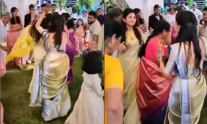  Sai Pallavi Who Danced In Sisters Engagement Ceremony Video Shaking Social Medi-TeluguStop.com