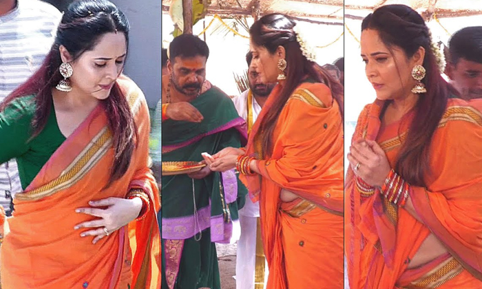 Telugu Anasuya Latest, Anchor, Anjaneyaswamy, Jabardasth, Tollywood-Movie