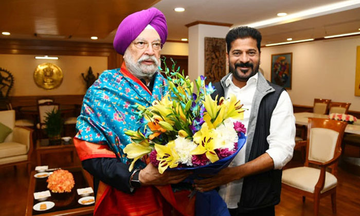 Cm Revanth Busy In Delhi Meeting With Union Ministers Cm Revanth Busy In Delhi Meeting With Union Ministers-TeluguStop.com