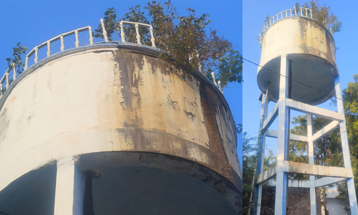  Dilapidated Water Head Tank At Adividevulapalli Mandal, Water Head Tank ,adivide-TeluguStop.com