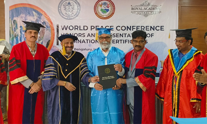  Director Vn Aditya Received An Honorary Doctorate From George Washington Univer-TeluguStop.com