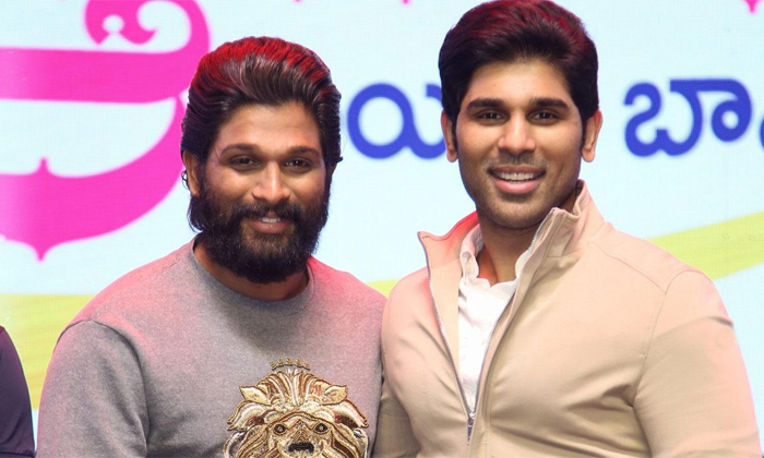  Do You Know What Allu Arjun Is Doing On Allu Sirish Career-Allu Arjun Allu Siri-TeluguStop.com