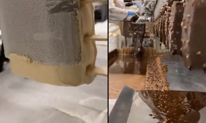 Have You Seen How Magnum Ice Creams Are Made The Video Is Viral Have You Seen How Magnum Ice Creams Are Made The Video Is Viral-TeluguStop.com